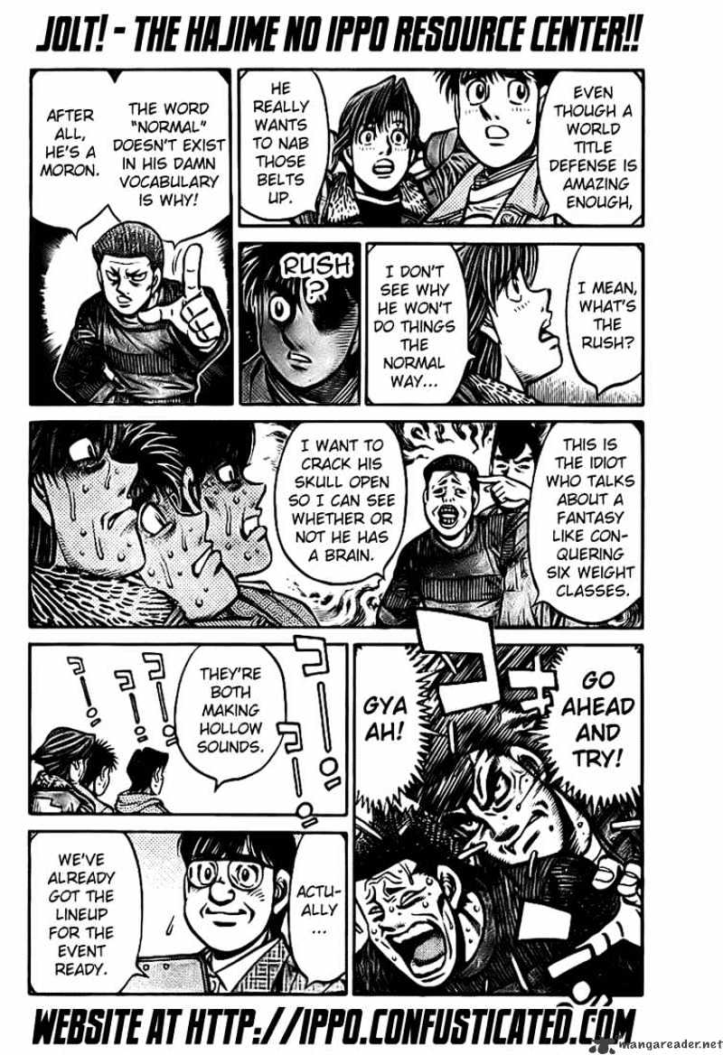 Hajime no Ippo: Fighting Spirit, Chapter 803 image 12